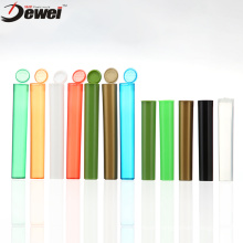 2021 Hot Sales Wholesaler transparent opaque J-tube Joint Cones Weed Plastic Pre-rolled Pop Top Tube Medicine Container Vial